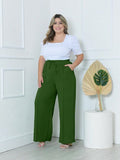 Alilan Calça Pantalona Plus Size - Elegância e Conforto em Cada Passo