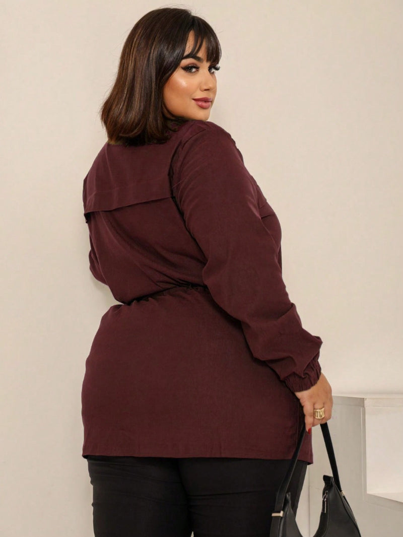 Jaqueta Sobretudo Plus Size Bengaline- Estilo e Conforto para o Inverno