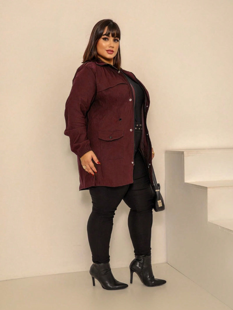 Jaqueta Sobretudo Plus Size Bengaline- Estilo e Conforto para o Inverno