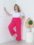 Alilan Calça Pantalona Plus Size - Elegância e Conforto em Cada Passo