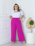 Alilan Calça Pantalona Plus Size - Elegância e Conforto em Cada Passo